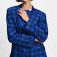 POM Amsterdam Blazers BLAZER - Laurie Check Blue