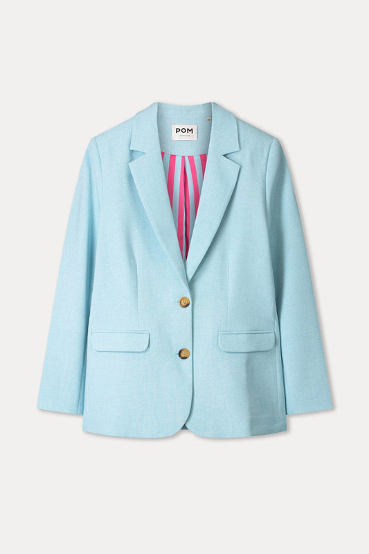 POM Amsterdam Blazers BLAZER - Liz Blue Mist