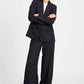 POM Amsterdam Blazers BLAZER - Noir Striped