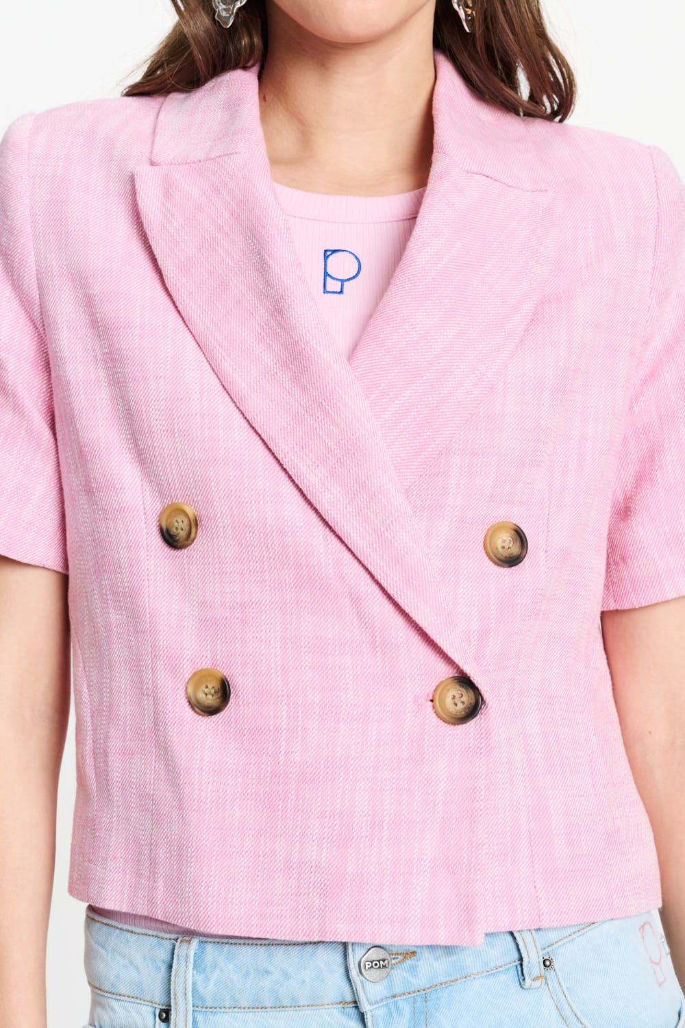 POM Amsterdam Blazers BLAZER - Shell Pink
