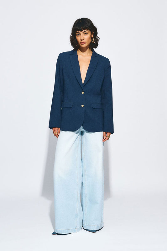 POM Amsterdam Blazers Blue / 34 BLAZER - Liz Eternal Blue