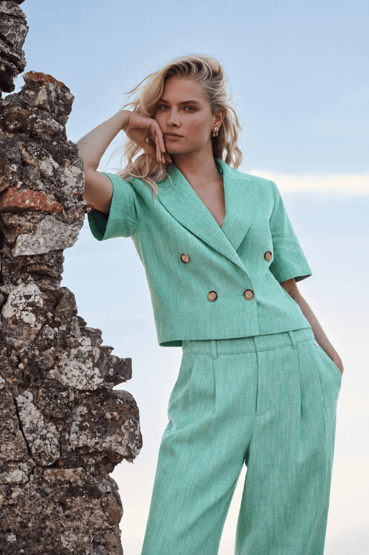 POM Amsterdam Blazers Green / 34 BLAZER - Palm Green