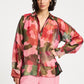 POM Amsterdam Blouses BLOUSE - Abstract Flower Shimmer