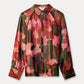 POM Amsterdam Blouses BLOUSE - Abstract Flower Shimmer