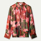 POM Amsterdam Blouses BLOUSE - Abstract Flower Shimmer