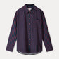 POM Amsterdam Blouses BLOUSE - Beau Twill Striped Blue