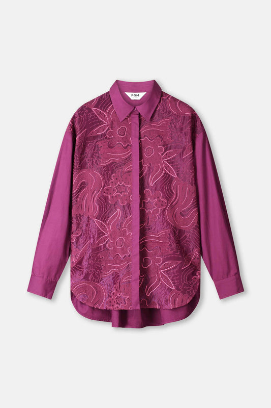 POM Amsterdam Blouses BLOUSE - Dashing Plum