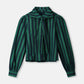 POM Amsterdam Blouses BLOUSE - Denim Striped