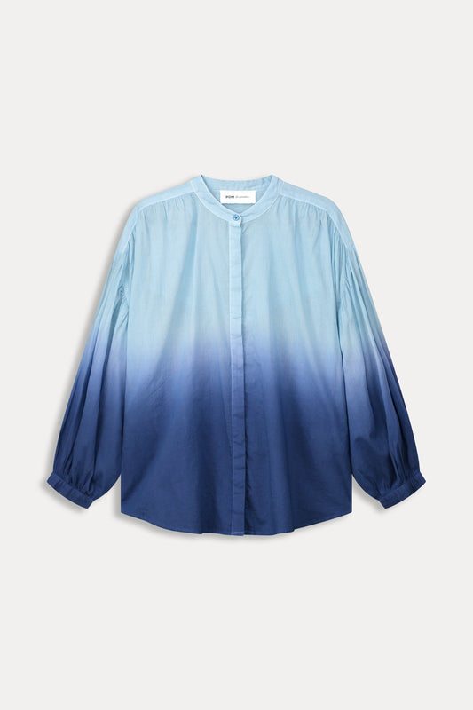 POM Amsterdam Blouses BLOUSE - Faded Ink Blue