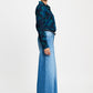 POM Amsterdam Blouses BLOUSE - Mila Bloom Teal Green