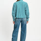 POM Amsterdam Blouses BLOUSE - Noa Teal Green