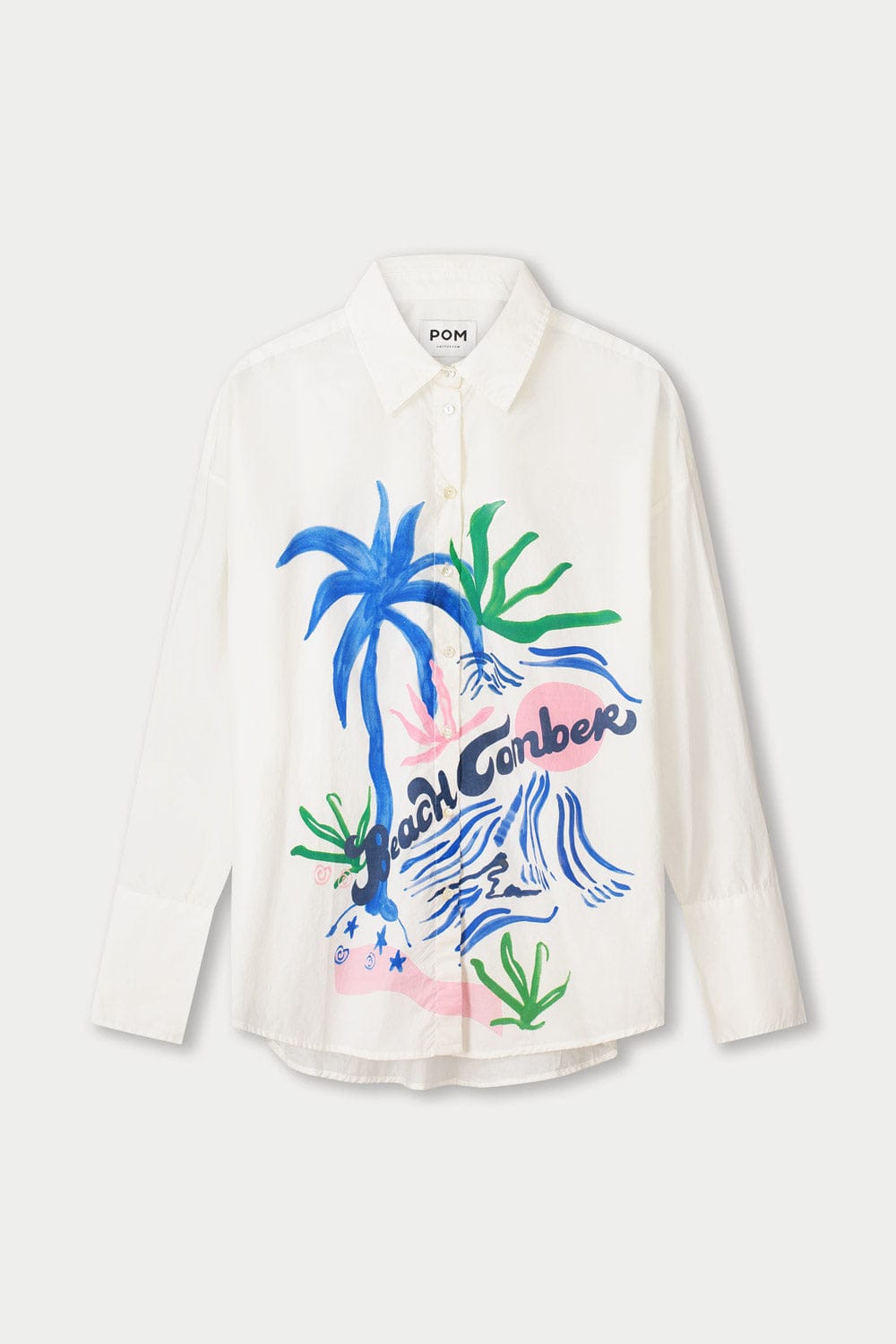 POM Amsterdam Blouses BLOUSE - Poplin Beachcomber
