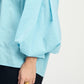 POM Amsterdam Blouses BLOUSE - Poplin Sky Blue
