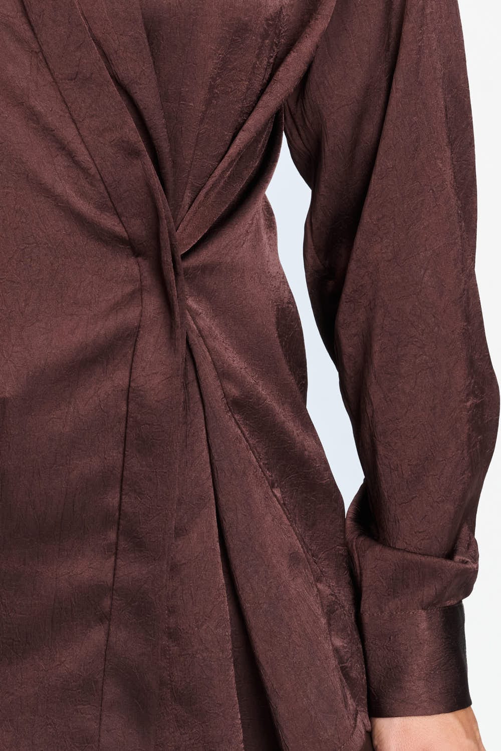 POM Amsterdam Blouses BLOUSE - Robin Chocolate Brown