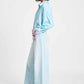 POM Amsterdam Blouses BLOUSE - Sky Blue Melange