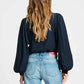 POM Amsterdam Blouses BLOUSE - Sparkle Blue