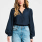 POM Amsterdam Blouses BLOUSE - Sparkle Blue