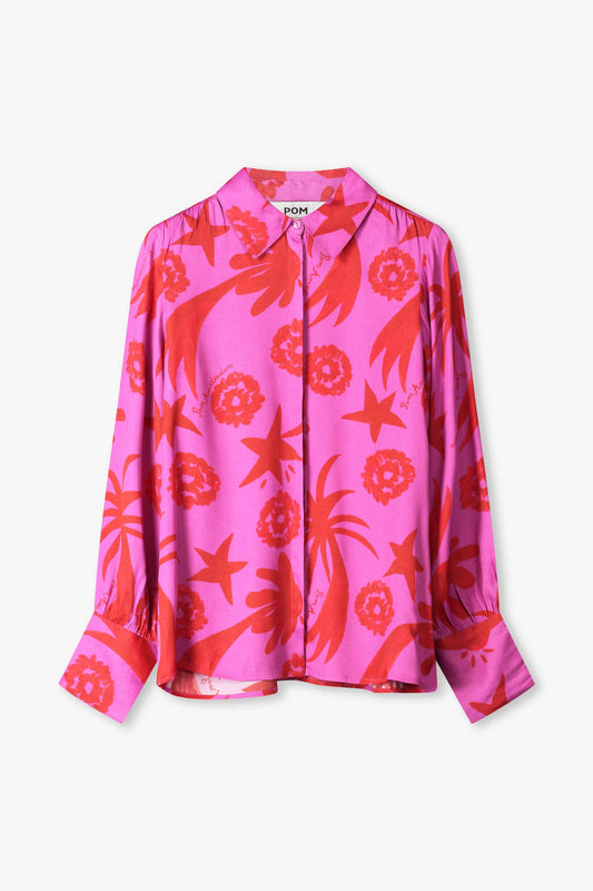 POM Amsterdam Blouses BLOUSE - Splashing Fireworks