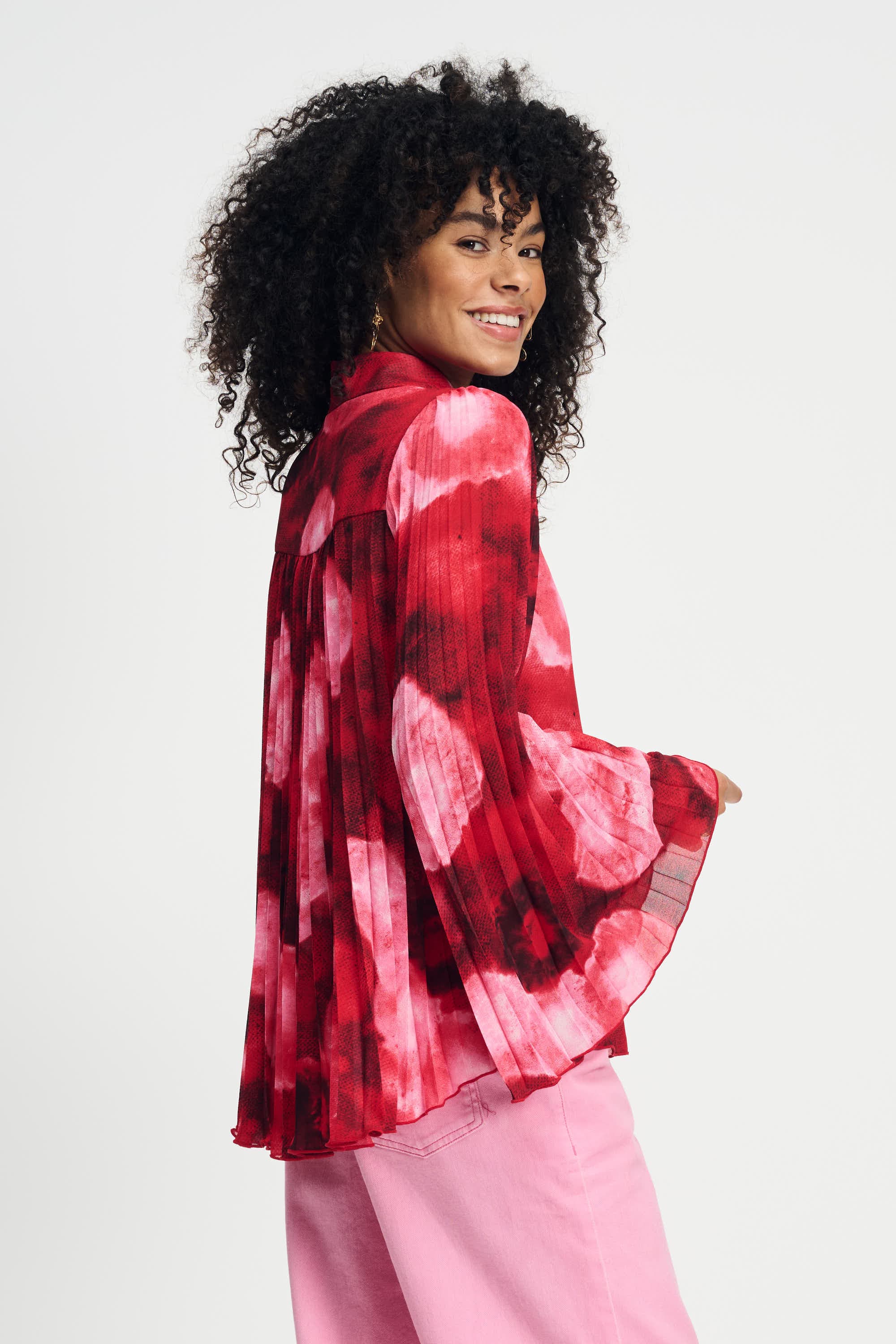 POM Amsterdam Blouses BLOUSE - Summer Bliss Red