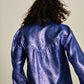 POM Amsterdam Blouses BLOUSE - Violet Festive Blue