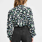 POM Amsterdam Blouses BLOUSE - Violet Wild Flowers Ecru