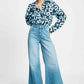 POM Amsterdam Blouses BLOUSE - Wild Flowers Blue