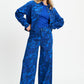 POM Amsterdam Blouses BLOUSE - Yuki Animal Eternal Blue