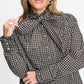 POM Amsterdam Blouses Burgundy blouse met klassieke kraag+Q41  | Ivy Burgundy Red | POM Amsterdam