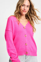 POM Amsterdam Cardigans CARDIGAN - Dashing Pink