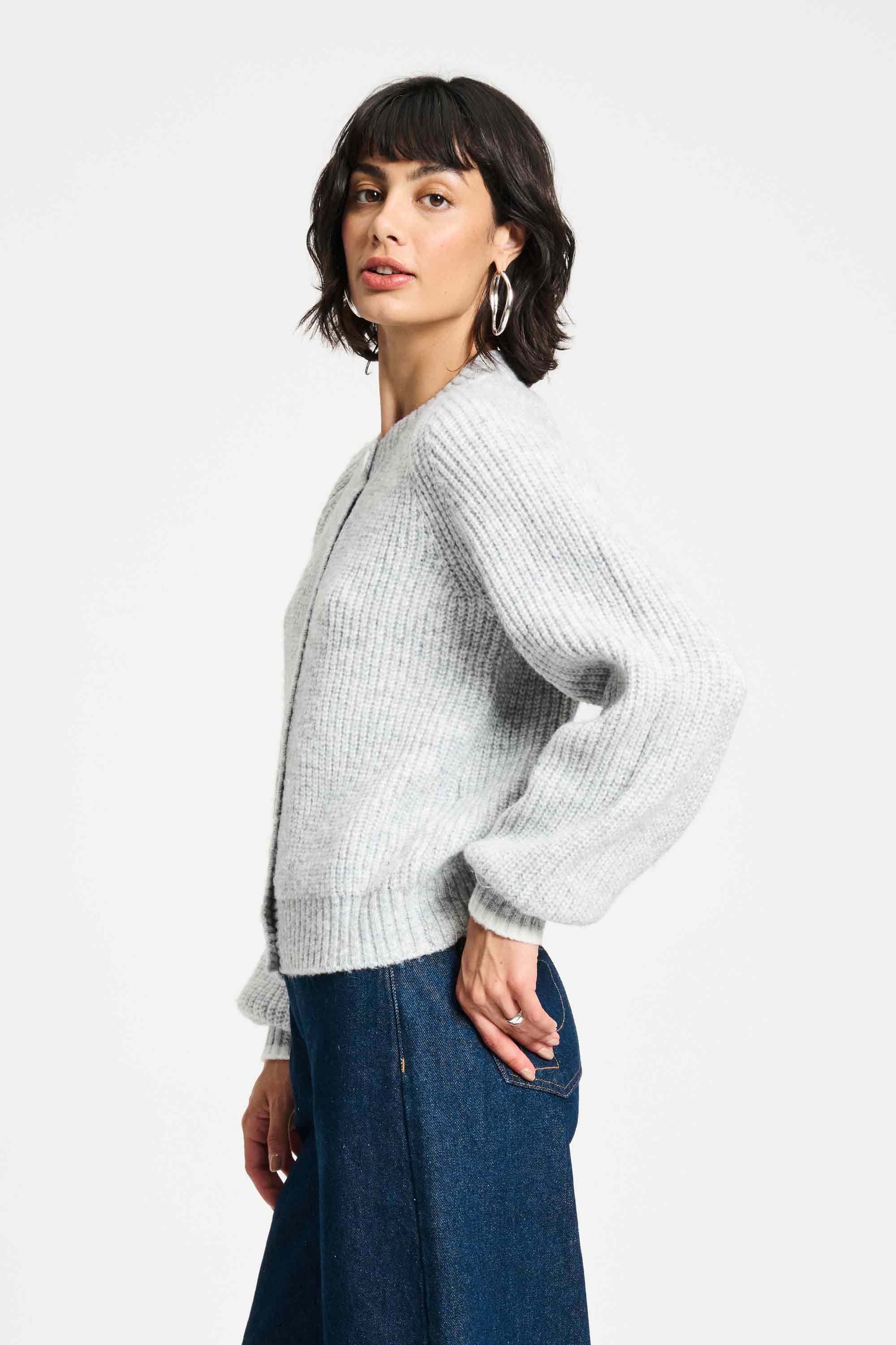 POM Amsterdam Cardigans CARDIGAN - Grigio