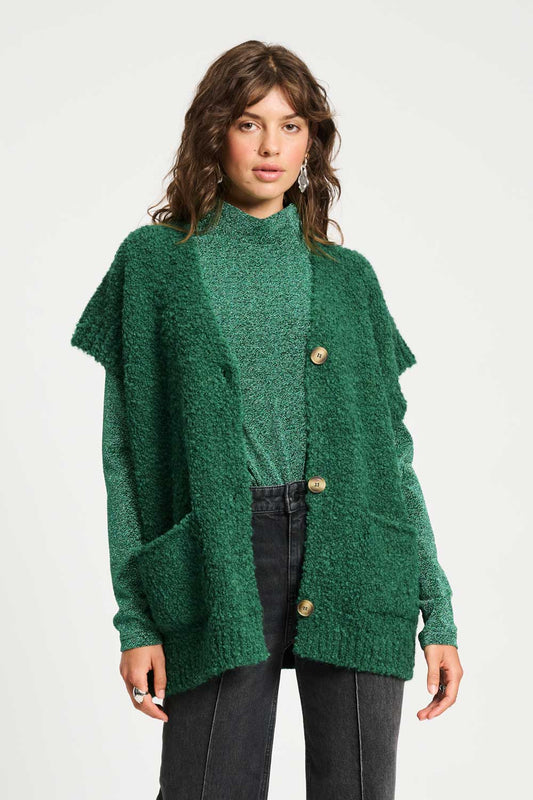 POM Amsterdam Cardigans Green / 34 CARDIGAN - Pine Green