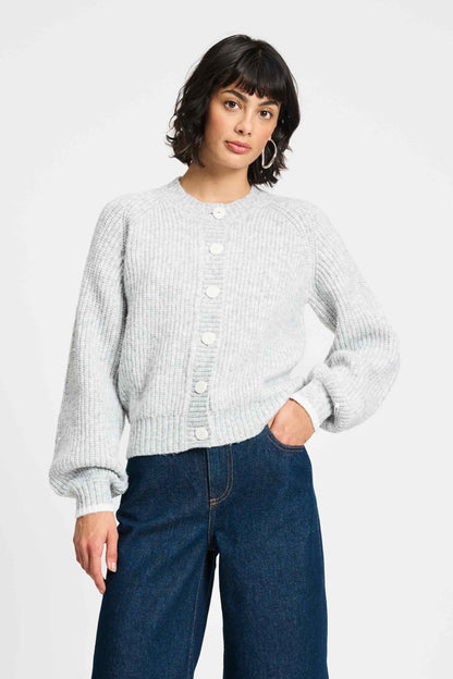 POM Amsterdam Cardigans Grey / 34 CARDIGAN - Grigio
