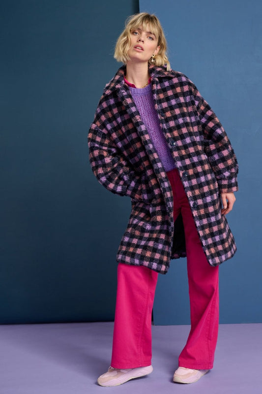POM Amsterdam Coats Blue / 34 COAT - Eternal Blue Blush