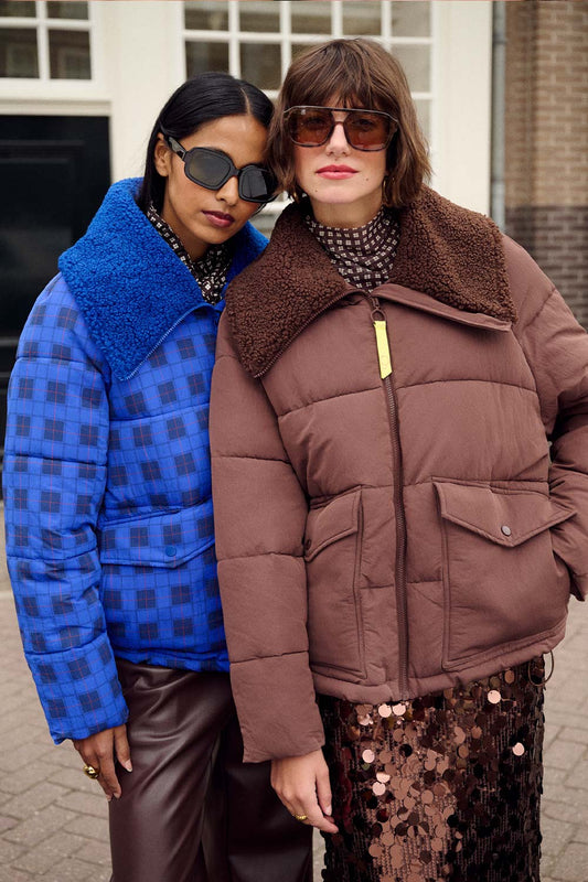 POM Amsterdam Coats Brown / 34 COAT - Coco Chocolate Brown