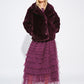 POM Amsterdam Coats COAT - Cleo Dark Plum