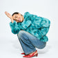 POM Amsterdam Coats COAT - Cleo Teal Green Animal
