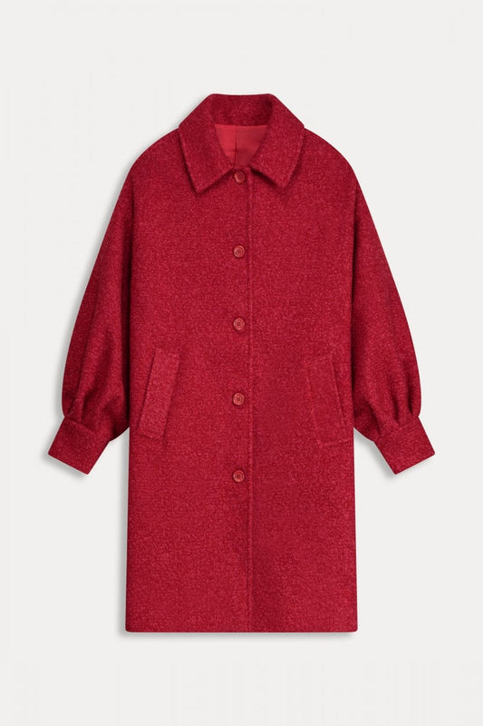 POM Amsterdam Coats COAT - Scarlet Red