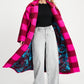 POM Amsterdam Coats JACKET - Check Plum Pink