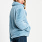 POM Amsterdam Coats JACKET - Fur Misty Blue