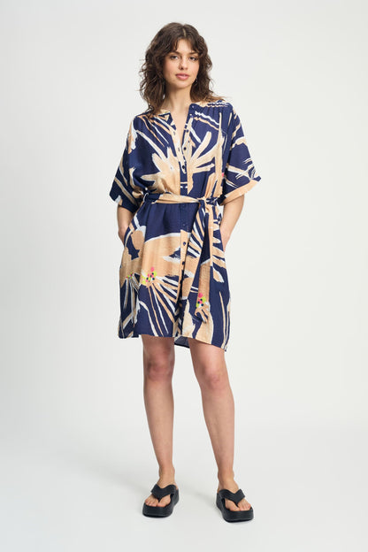 POM Amsterdam Dresses Beige / 34 DRESS - Artisan Sand