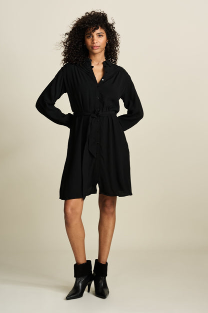 POM Amsterdam Dresses Black / 34 DRESS - Ella Black