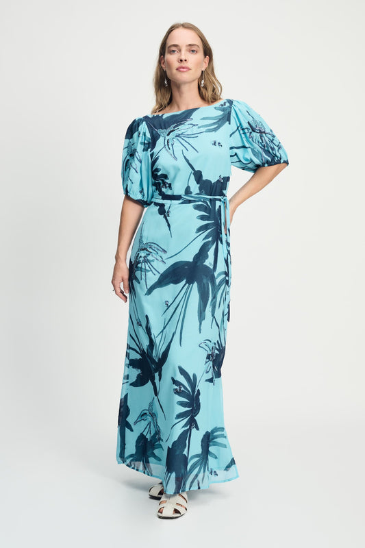 POM Amsterdam Dresses Blue / 34 DRESS - Artisan Blue Sequins