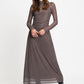 POM Amsterdam Dresses DRESS - Amber Check Brown