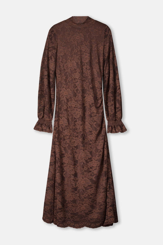 POM Amsterdam Dresses DRESS - Anna Chocolate Brown