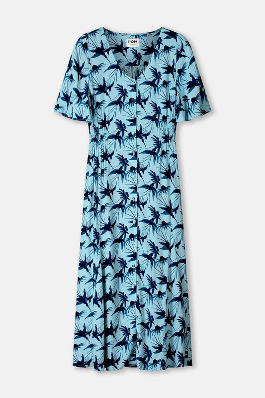 POM Amsterdam Dresses DRESS - Artisan Blue