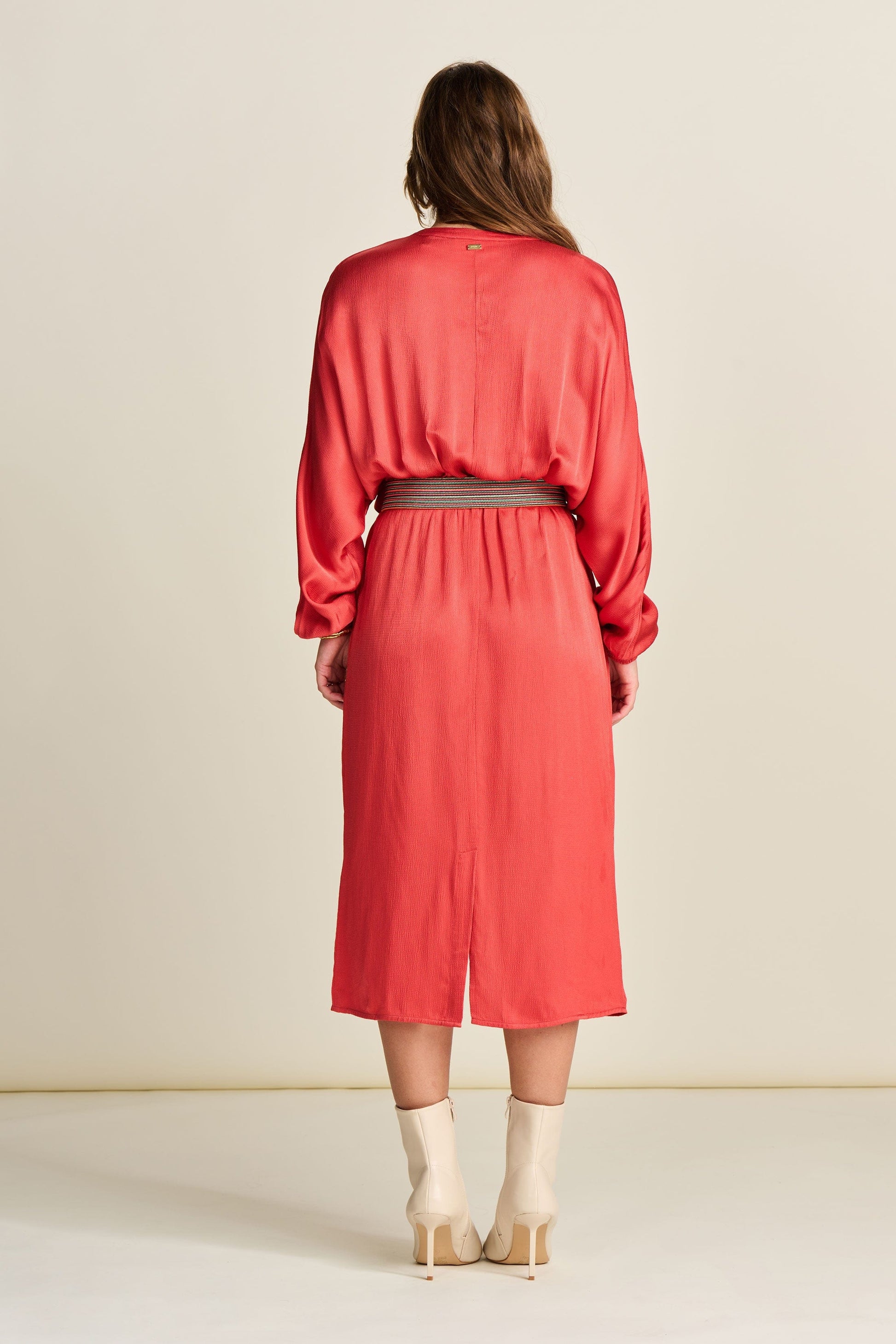 POM Amsterdam Dresses DRESS - Baked Red