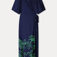 POM Amsterdam Dresses DRESS - Beach Vibes Tape Night Blue
