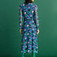 POM Amsterdam Dresses DRESS - Brushwork Lilac Slim