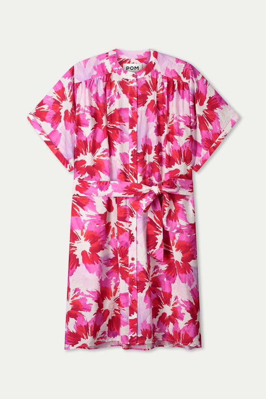 POM Amsterdam Dresses DRESS - Bubble Bloom Lavender