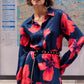 POM Amsterdam Dresses DRESS - Cato Bloom Rouge